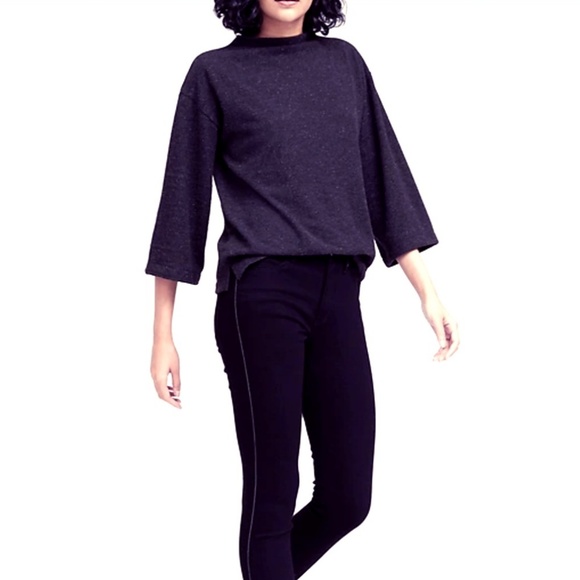 Banana Republic SOFT SPARKLY Navy Sweater NWT - Picture 6 of 7